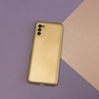 Metālisks telefona maciņš Samsung Galaxy A22 5G zelts