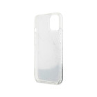 Guess telefona maciņš iPhone 14 6.1 GUHCP14SLCSGSGH balts ciets telefona maciņš Liquid Glitter Marble