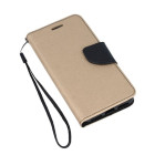 Smart Fancy telefona maciņš iPhone 15 Plus 6.7 zelta-melns