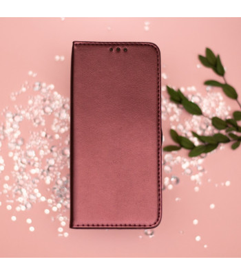 Smart Magnetic telefona maciņš Xiaomi Redmi Note 12s 4G bordo