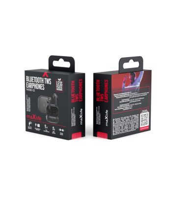 Maxlife Bluetooth austiņas TWS MXBE-02 melnas