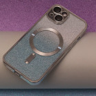 Glitter Chrome telefona maciņš iPhone 14 Plus 6,7 sudraba gradients