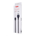 XO kabelis NB103 USB - USB-C 1.0 m 2.1A melns