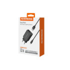 Riversong sienas lādētājs SafeKub D2 2x USB 12W melns + kabelis USB - Lightning AD29 + CL85