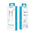 Forever Sleek kabelis USB-C - Lightning 1,0 m 27W balts