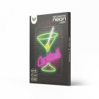 Neona PLEXI LED KOKTEIĻI rozā zaļš FPNE02X Forever Light