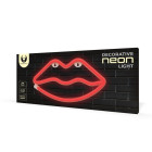 Neona LED lampa LIPS sarkana Bat + USB FLNEO8 Forever Light