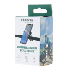 Regulējams alumīnija telefona turētājs BH-300 Forever Outdoor melns