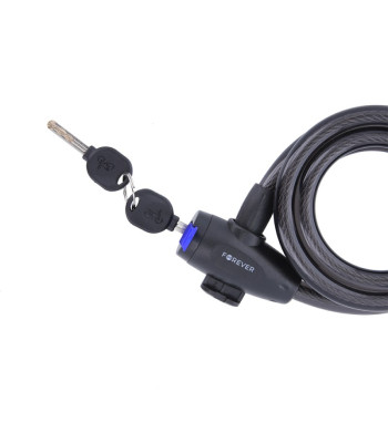Velosipēda atslēgas kabeļa slēdzene CBL-150 Forever Outdoor
