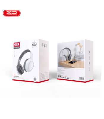 XO Bluetooth austiņas BE35 balti pelēkas