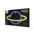 Neona LED gaisma SATURN dzelteni zila Bat + USB FLNE11 Forever Light