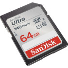 SanDisk atmiņas karte 64GB Ultra SDXC 64GB 140MB/s UHS-I Class 10