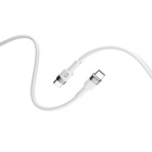 Forever Flexible kabelis USB-C - USB-C 2,0 m 100W balts