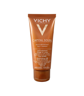 Vichy mitrinošs pašiedeguma pieniņš sejai un ķermenim "Capital Soleil Auto Bronzant" (mitrinošs pieniņš sejai un ķermenim) 100 ml