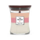 WoodWick aromātiskā sveču vāze &quot;Trilogy Blooming Orchard&quot; 275 g