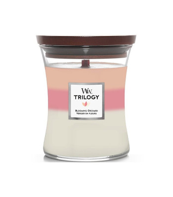 WoodWick aromātiskā sveču vāze "Trilogy Blooming Orchard" 275 g