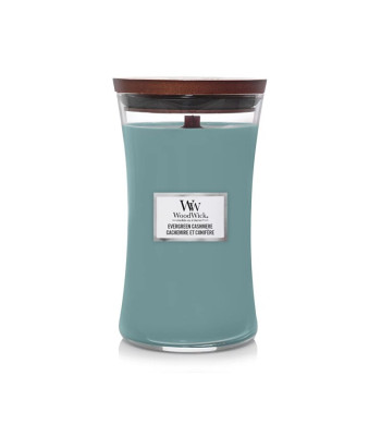 WoodWick aromātiskā sveču vāze Evergreen Cashmere 609,5 g