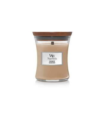 WoodWick Aromātiskā sveču vāze vidēja izmēra "Cashmere" 275 g
