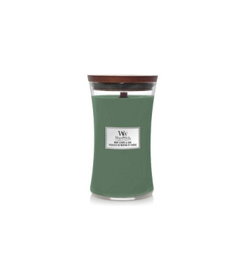 WoodWick Scented sveces vāze liela piparmētru lapas - Ozols 609,5 g