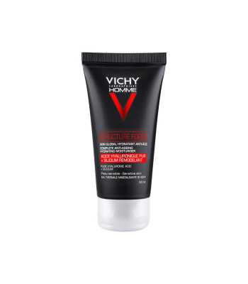 Vichy "Homme Structure Force" (Visaptverošs mitrinošs pretnovecošanās mitrinātājs) 50 ml