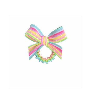 Invisibobble bērnu matu gumija ar lenti Kids Slim Sprunchie Let´s Chase Rainbows