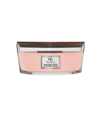 WoodWick Aromātiskais sveču kuģis Pressed Blooms - Pačūlija 453,6 g