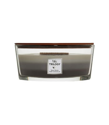 WoodWick Aromātiskais sveču kuģis Trilogy Warm Woods 453 g