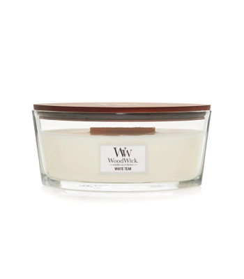 WoodWick Aromātiskā sveču laiva "White Teak" 453,6 g