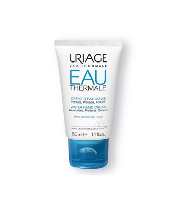 Uriage sauso un saplaisājušo roku krēms "Eau Thermale" (ūdens roku krēms) 50 ml