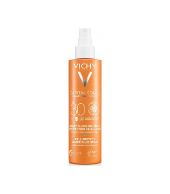 Vichy saules aizsardzības aerosols SPF 30 Capital Soleil (Cell Protect Water Fluid Spray) 200 ml
