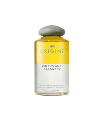 Origins Checks and Balances™ divfāzu kosmētikas noņemšanas līdzeklis (piena eļļas tīrīšanas līdzeklis ar rīsu eļļu un skvalānu) 150 ml