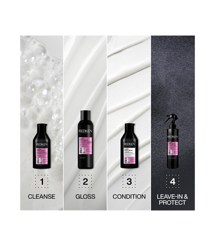 Redken Care intensīvam krāsotu matu spīdumam "Acid Color Gloss" (aktivētais stikla spīdums) 237 ml