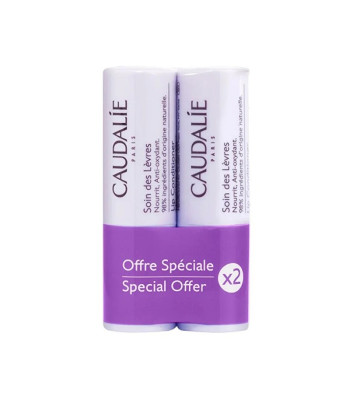 Caudalie lūpu balzāmu komplekts (Lip Conditioner Duo) 2 x 4,5 g