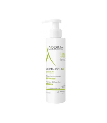 A-DERMA "Dermalibour+" putojošs tīrīšanas gēls (putojošs CICA-Gel) 200 ml