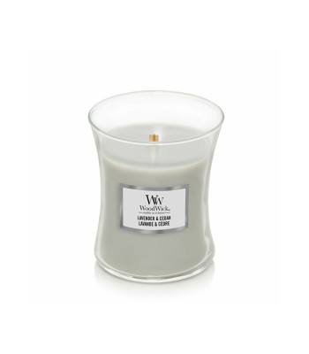 WoodWick Aromātiskā svece vāzē vidēja Lavanda - Ciedrs 275 g