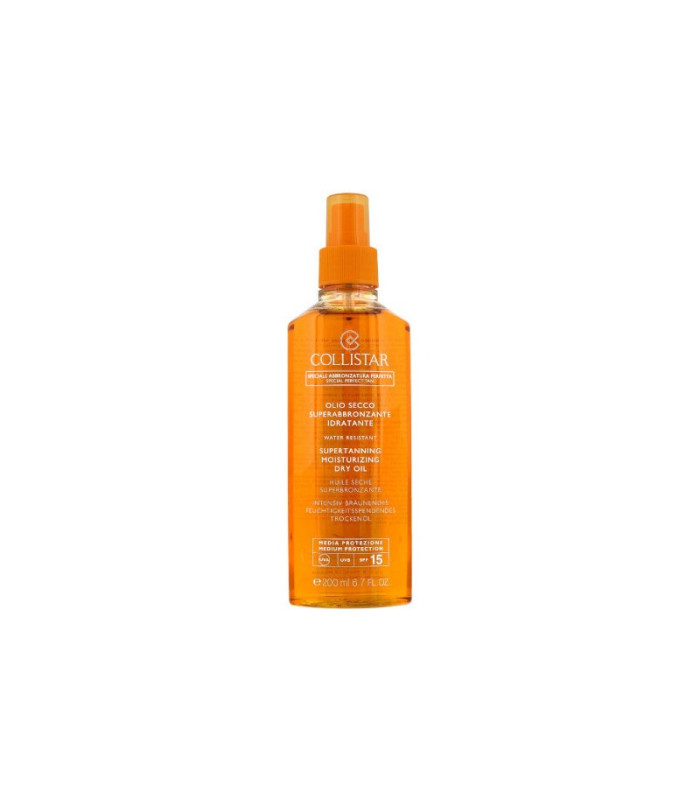 Collistar sauļošanās eļļa SPF 15 (mitrinoša sausā eļļa) 200 ml