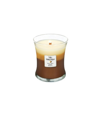 WoodWick aromātiskā svece "Trilogy Cafe Sweets" 275 g