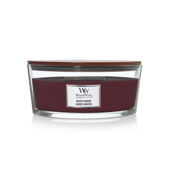 WoodWick Aromātiskā sveču laiva "Black Cherry" 453,6 g