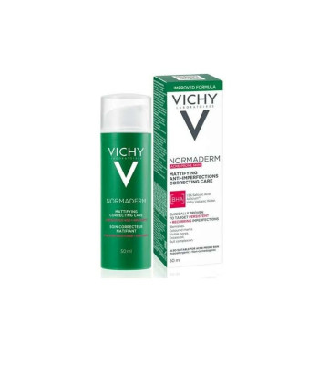 Vichy Skaistumkopšanas līdzeklis ādas nepilnībām Normaderm (Embellisseur Soin Anti-imperfections Hydration 24h) 50 ml