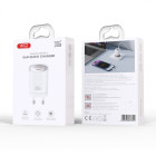 XO sienas lādētājs CE21 PD 33W 1x USB-C 1x USB balts