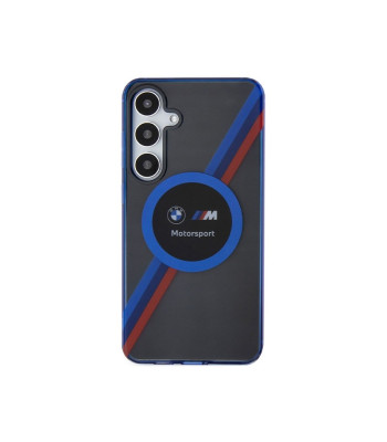 BMW maciņš priekš Samsung Galaxy S24 melns Motorsport IML Circle MagSafe