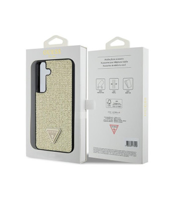 Guess futrālis priekš Samsung Galaxy S24 GUHCS24SHDGPPD zelta HC RHINESTONE TRIANGLE