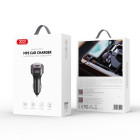 XO raidītājs FM BCC12 Bluetooth MP3 auto lādētājs 3.1A melns