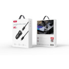XO auto lādētājs CC57 PD 25W 1x USB-C melns + USB-C - USB-C kabelis