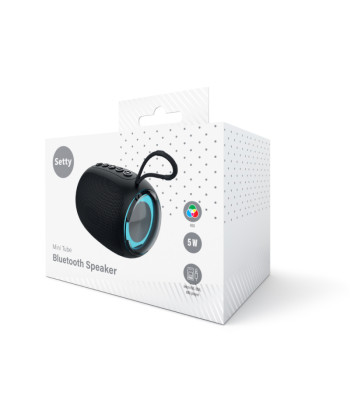 Setty skaļruņu mini caurule RGB GB-800 melna