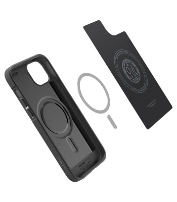 Spigen korpuss Core Armor priekš Mag Magsafe priekš iPhone 15 Plus 6.7 matēts melns