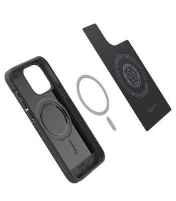 Spigen korpuss Core Armor priekš Mag Magsafe priekš iPhone 15 Pro 6.1 matēts melns
