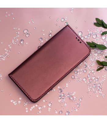Smart Magnetic maciņš iPhone 15 Plus 6.7 bordo