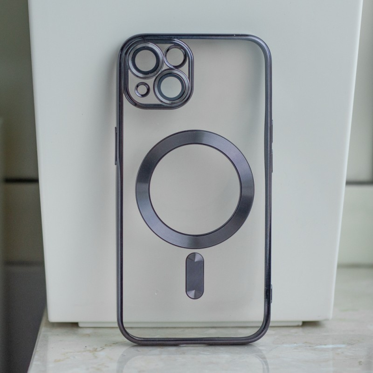 Krāsu Chrome Mag maciņš iPhone 13 Pro 6.1 melns