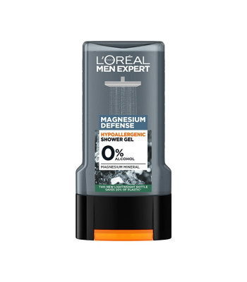 L´Oréal Paris dušas želeja "Men Expert Magnesium Defense" (hipoalerģiska dušas želeja) 300 ml